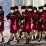 李雪主,郑美香级朝鲜“啦啦队”美女亮相平昌冬奥会