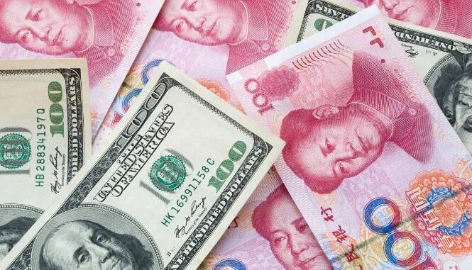 美元对人民币汇率下跌；5月份中国贸易顺差缩小